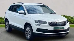 White Used 2021 Skoda Karoq SE Drive SUV | £18,650 (Fair price)