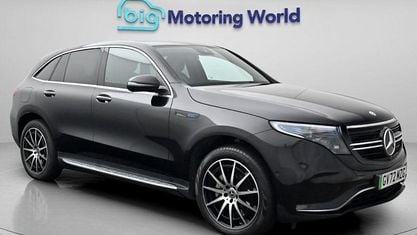 Usado Mercedes EQC400 AMG line 300 kW (408 CV) 2022 Negro SUV