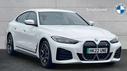 Used BMW i4 M Sport 250 kW (340 HP) 2022 White Sedan