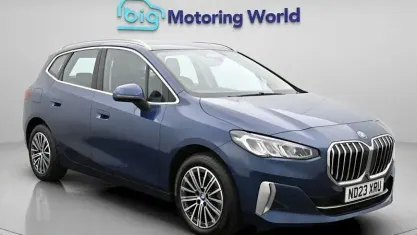 Used BMW 225 Active Tourer Luxury Line 245 HP (180 kW) 2023 Blue MPV