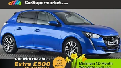 Used Peugeot 208 Allure 102 HP (75 kW) 2021 Blue Hatchback