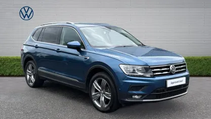 Used VW Tiguan Allspace Match 150 HP (110 kW) 2021 Blue SUV