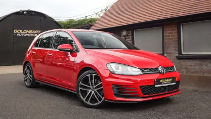 Used VW Golf VII GTD 184 HP (135 kW) 2015 Red Hatchback