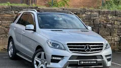 Silver Used 2015 Mercedes ML250 AMG line SUV | £15,295 (Fair price)