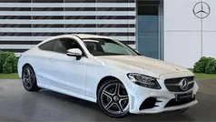 White Used 2021 Mercedes C200 AMG line Coupe | £24,281 (Fair price)