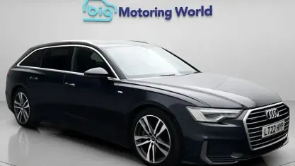 Used Audi A6 S-Line 299 HP (219 kW) 2022 Blue Estate