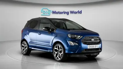 Used Ford Ecosport ST-Line 125 HP (91 kW) 2018 Blue SUV