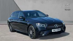 Black Used 2023 Mercedes E400 AMG line Estate | £46,085 (Fair price)