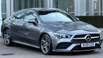 Begagnad Mercedes CLA220 AMG line 190 HK (139 kW) 2019 Grå Sedan