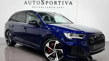 Blue Used 2023 Audi SQ7 Black Edition SUV | £59,990 (Fair price)