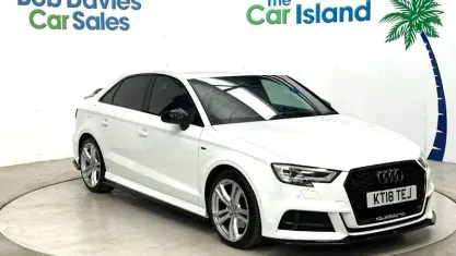 Used Audi A3 S-Line 190 HP (139 kW) 2018 White Sedan
