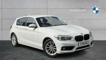 Used BMW 118 136 HP (100 kW) 2019 White Hatchback