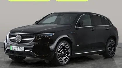 Used Mercedes EQC400 AMG Line Premium 300 kW (408 HP) 2022 Black SUV