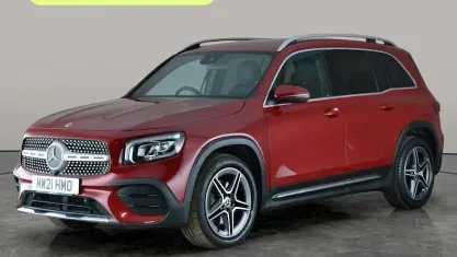 Used Mercedes GLB200 AMG line 163 HP (119 kW) 2021 Red SUV