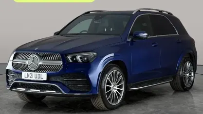 Used Mercedes GLE300 AMG line 245 HP (180 kW) 2021 Blue SUV
