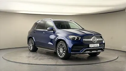 Used Mercedes GLE300 AMG line 245 HP (180 kW) 2020 Brilliant blue SUV