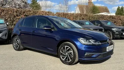 Used VW Golf VII Edition 150 HP (110 kW) 2020 Blue Hatchback