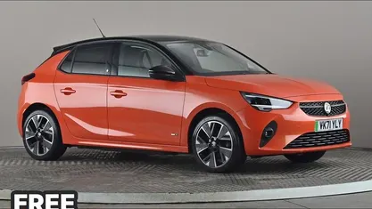 Used Vauxhall Corsa-e 100 kW (136 HP) 2021 Orange Hatchback