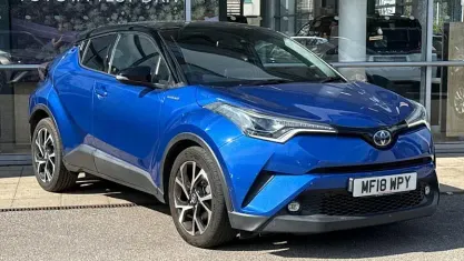 Used Toyota C-HR 122 HP (89 kW) 2018 Blue SUV