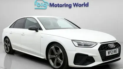 Used Audi A4 Black Edition 150 HP (110 kW) 2021 White Sedan
