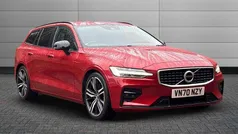 Red Used 2020 Volvo V60 R-Design Estate | £20,495 (Fair price)