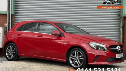 Used Mercedes A200 Sport Edition 136 HP (100 kW) 2018 Red Hatchback