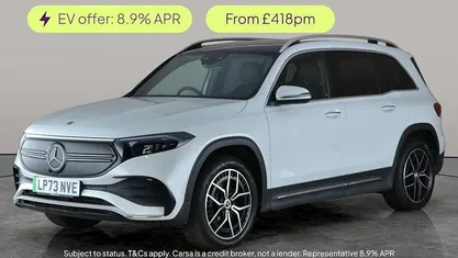 White Used 2023 Mercedes EQB350 AMG Line Premium SUV | £27,619 (Fair price)