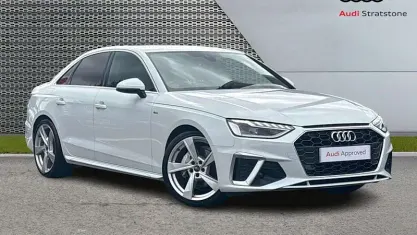 Used Audi A4 S-Line 204 HP (150 kW) 2024 White Sedan