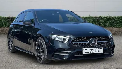 Used Mercedes A180 AMG Line Premium 136 HP (100 kW) 2022 Black Hatchback
