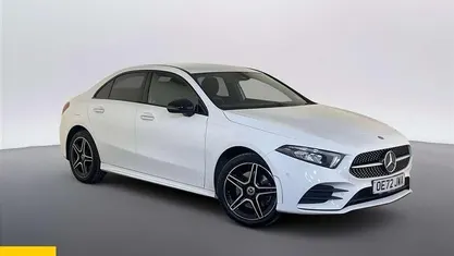 Used Mercedes A250 AMG line 218 HP (160 kW) 2022 White Sedan