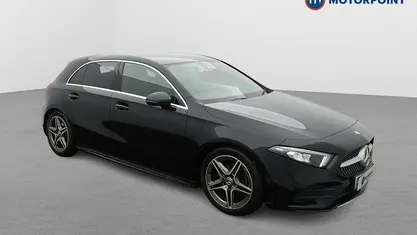 Used Mercedes A200 AMG line 163 HP (119 kW) 2019 Black Hatchback
