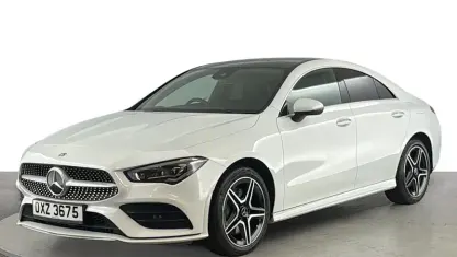 Used Mercedes CLA250e AMG Line Premium Plus 218 HP (160 kW) 2021 White Sedan