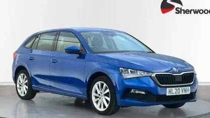 Used Skoda Scala SE L 116 HP (85 kW) 2020 Blue Hatchback