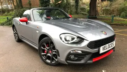 Used Abarth 124 Spider 170 HP (125 kW) 2018 Grey Cabriolet