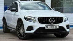 White Used 2018 Mercedes GLC250 AMG line Coupe | £22,250 (Fair price)