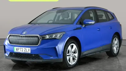 Used Skoda Enyaq iV ecoSuite 131 kW (179 HP) 2022 Blue SUV