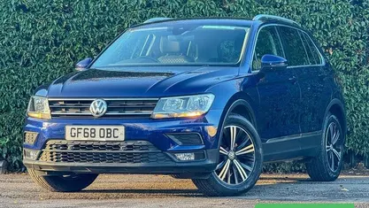 Blue Used 2018 VW Tiguan SE SUV | £16,440 (Good price)