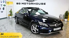 Blue Used 2016 Mercedes C300 AMG Line Premium Plus Coupe | £18,495 (A bit pricey)