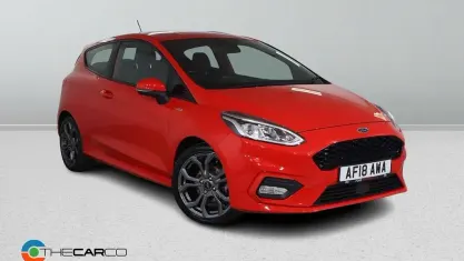 Used Ford Fiesta ST-Line 101 HP (74 kW) 2018 Red Hatchback