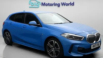 Used BMW 118 M Sport 136 HP (100 kW) 2021 Blue Hatchback