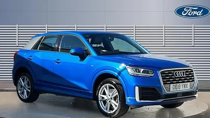 Used Audi Q2 S-Line 150 HP (110 kW) 2018 Blue SUV