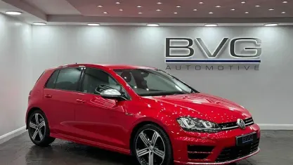 Second-hand VW Golf VII R 310 CP (228 kW) 2016 Roșu Hatchback