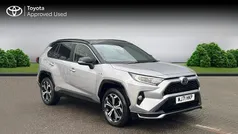 Silver blade bitone Used 2021 Toyota RAV4 Hybrid SUV | £25,990 (Fair price)