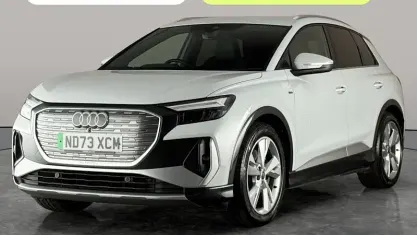 Used Audi Q4 e-tron S-Line 150 kW (204 HP) 2023 White SUV