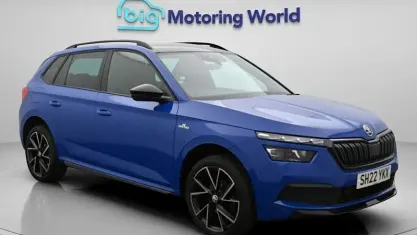 Used Skoda Kamiq Monte Carlo 150 HP (110 kW) 2022 Blue SUV