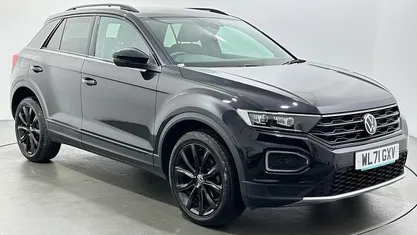 Used VW T-Roc Black Edition 110 HP (80 kW) 2021 Black SUV