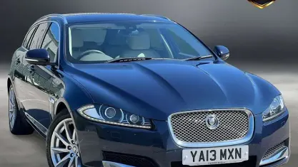 Used Jaguar XF Premium Luxury 241 HP (177 kW) 2013 Blue Estate