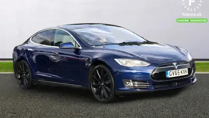 Used Tesla Model S Standard Range 278 kW (378 HP) 2016 Blue Hatchback