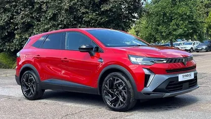 Metallic flame red New 2025 Renault Symbioz Techno Esprit Alpine SUV | £23,980 (Good price)