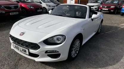 Used Fiat 124 Spider Classica 140 HP (102 kW) 2018 White Cabriolet